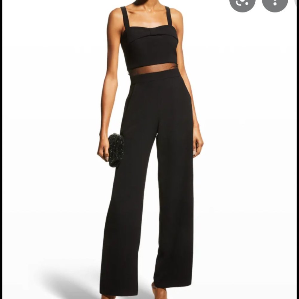 NWT Dress the Population Mason Cutout Sleeveless Jumpsuit
